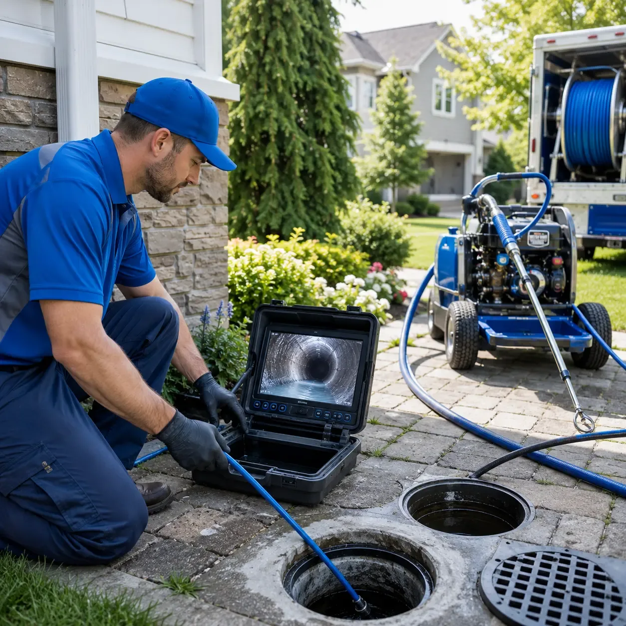Outdoor drain cleaning professionals serving Anderson, AL